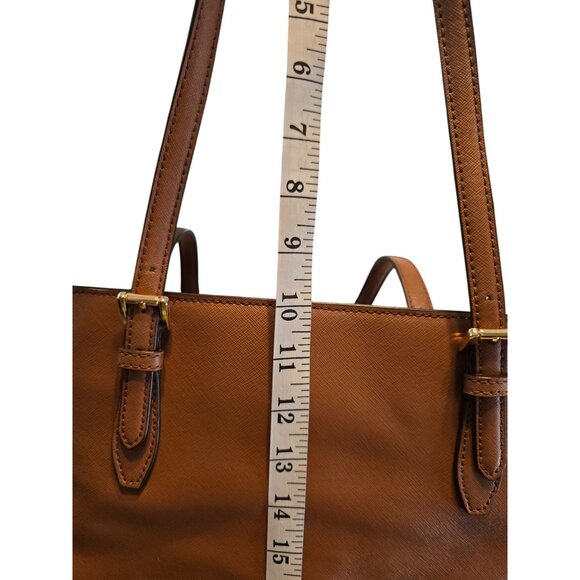 Michael Kors Gilly Large Leather Travel Tote Shoulder Bag Purse - Picture 6 of 7